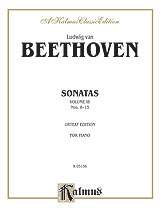 Sonatas piano sheet music cover